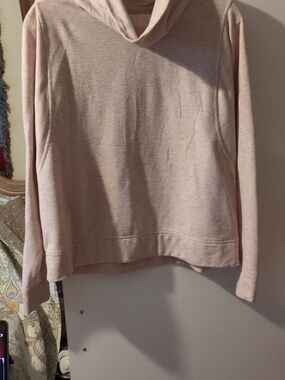 Avia Light Pink Cowl Neck Pullover Sweater